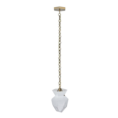 Bolsa 8-in 1 Light (40-watt) Winter Brass Pendant