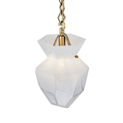 Bolsa 8-in 1 Light (40-watt) Winter Brass Pendant