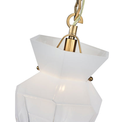 Bolsa 8-in 1 Light (40-watt) Winter Brass Pendant