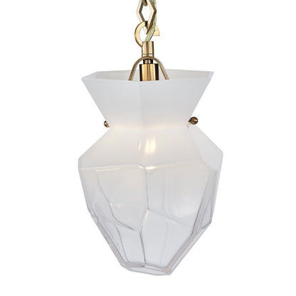 Bolsa 8-in 1 Light (40-watt) Winter Brass Pendant