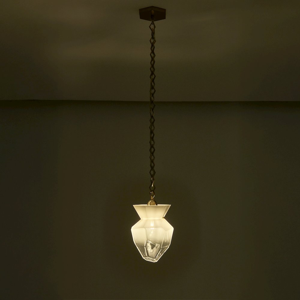 Bolsa 8-in 1 Light (40-watt) Winter Brass Pendant