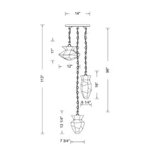 Bolsa 21.25-in 3 Light (40-watt) Winter Brass Chandelier