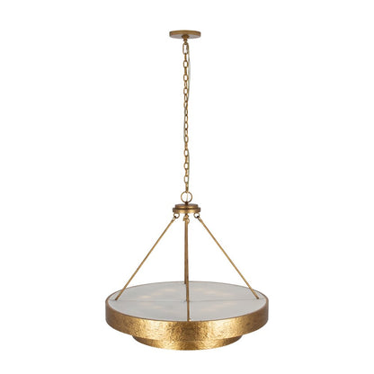 Moda 32-in 12 Light (6-watt) Rustic Gold Chandelier
