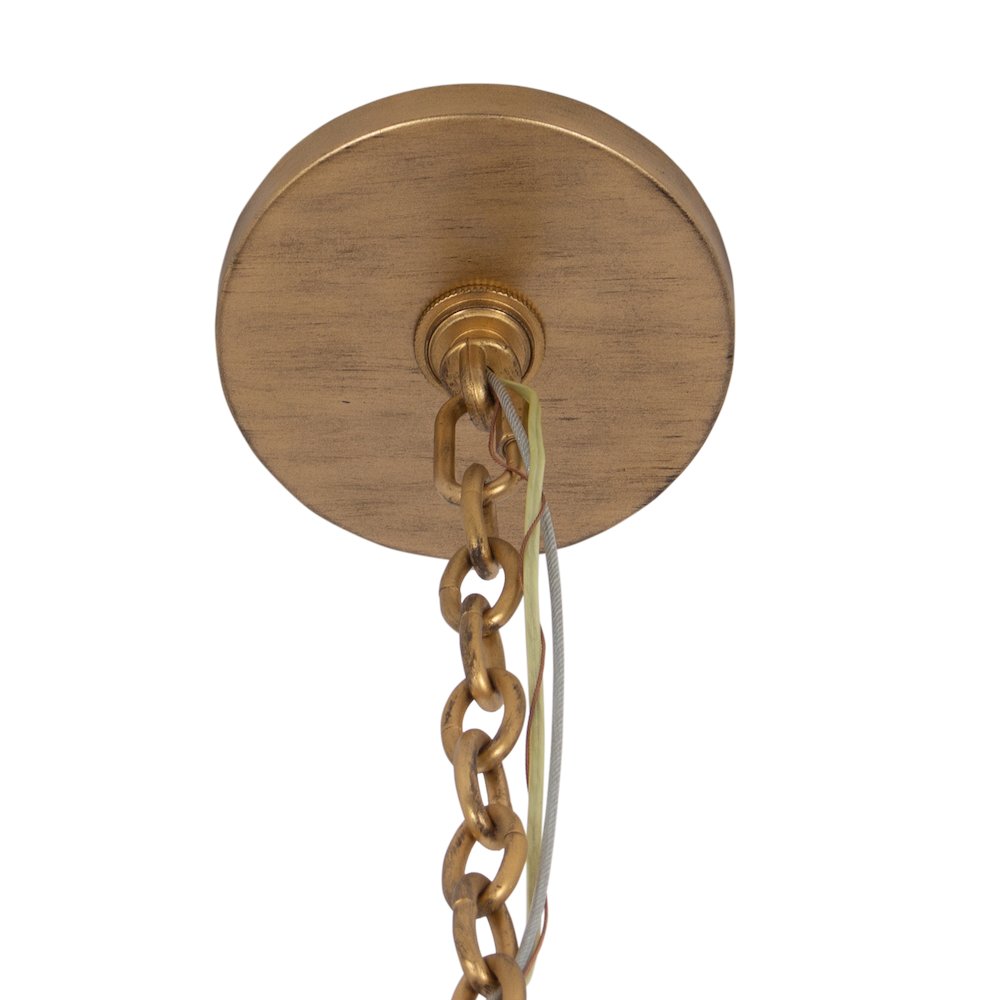 Moda 32-in 12 Light (6-watt) Rustic Gold Chandelier