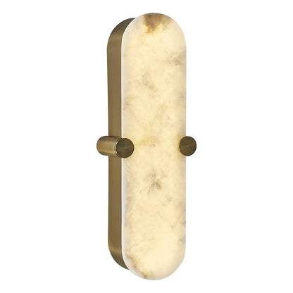 Lumba 20-in (12-watt) LED Winter Brass ADA Wall Sconce