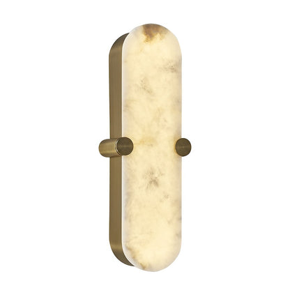 Lumba 20-in (12-watt) LED Winter Brass ADA Wall Sconce