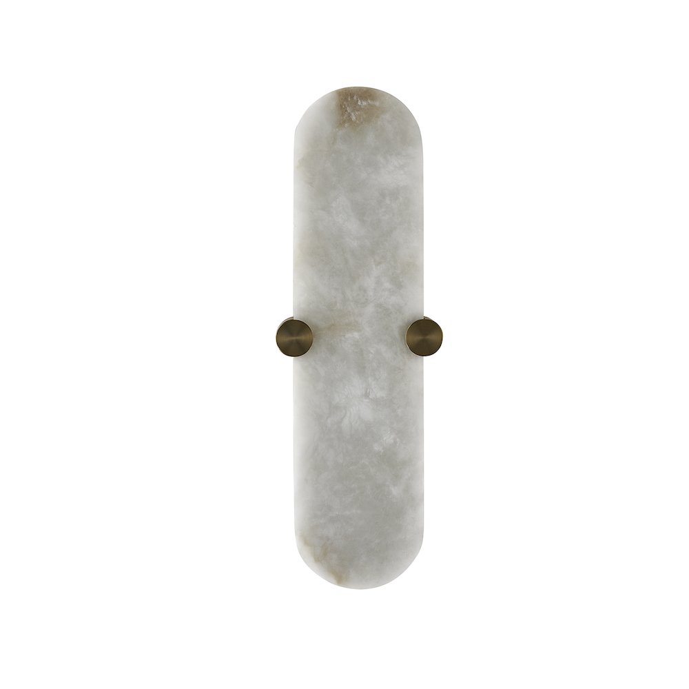 Lumba 20-in (12-watt) LED Winter Brass ADA Wall Sconce