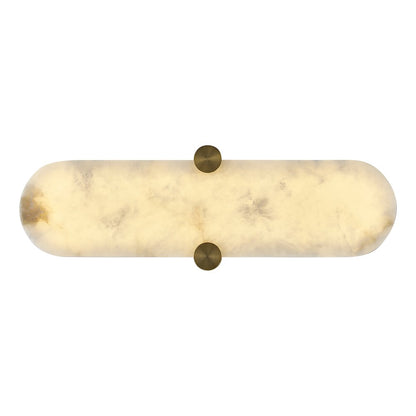 Lumba 20-in (12-watt) LED Winter Brass ADA Wall Sconce