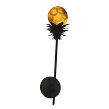 Florette 6.5-in 1 Light (25-watt) Modern Gold Wall Sconce