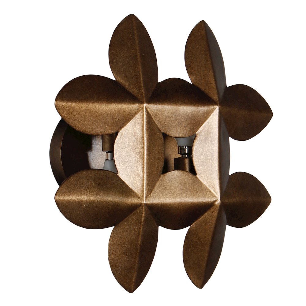 Vittoria 10.75-in 2 Light (40-watt) Pearlized Antique Brass ADA Wall Sconce