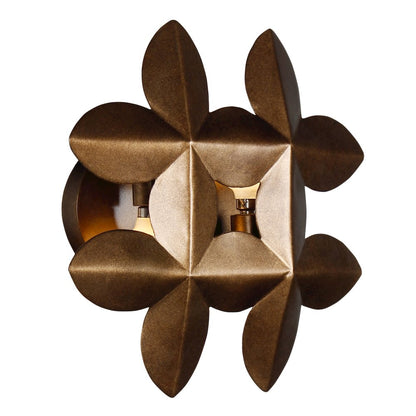 Vittoria 10.75-in 2 Light (40-watt) Pearlized Antique Brass ADA Wall Sconce