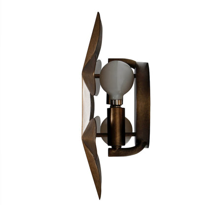 Vittoria 10.75-in 2 Light (40-watt) Pearlized Antique Brass ADA Wall Sconce