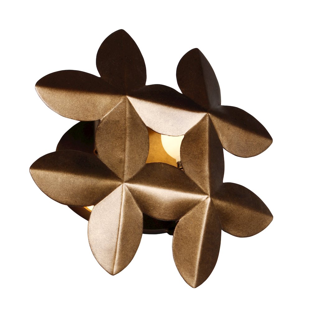 Vittoria 10.75-in 2 Light (40-watt) Pearlized Antique Brass ADA Wall Sconce