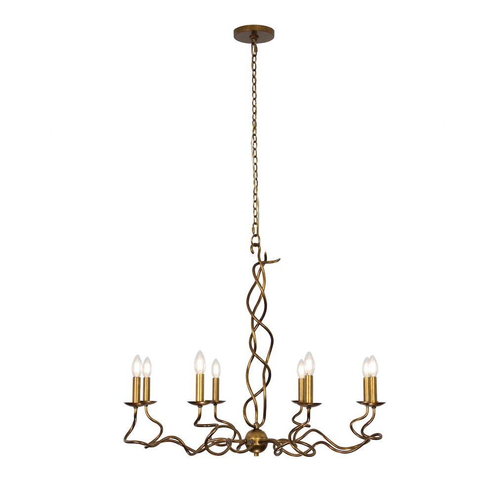 Rizo 36-in 8 Light (40-watt) Oil Rubbed Bronze Chandelier