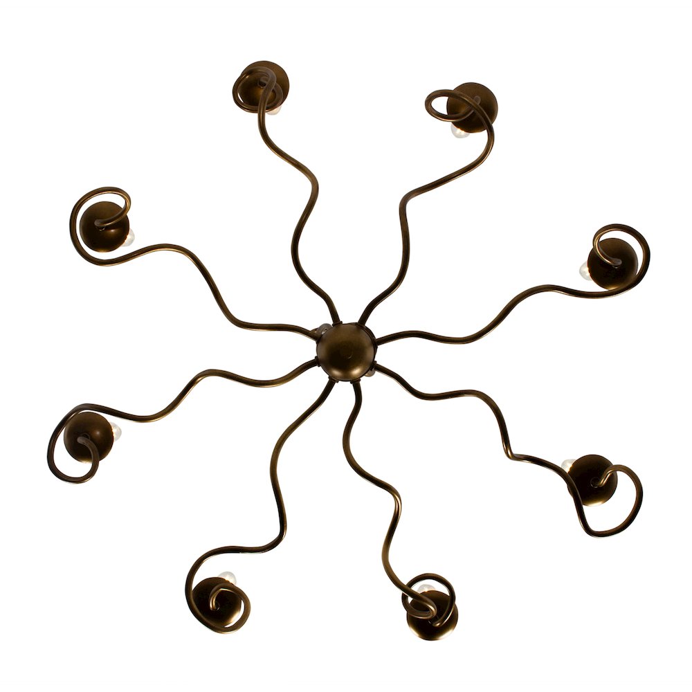 Rizo 36-in 8 Light (40-watt) Oil Rubbed Bronze Chandelier