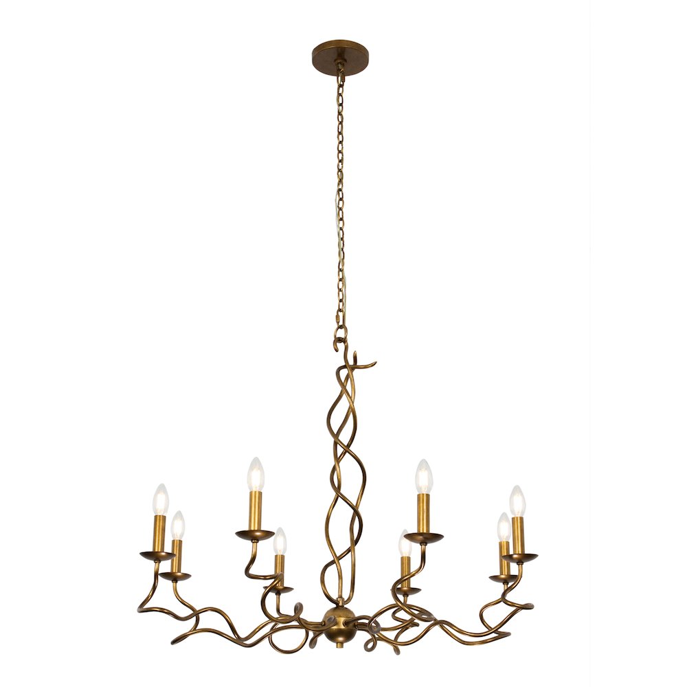 Rizo 36-in 8 Light (40-watt) Oil Rubbed Bronze Chandelier
