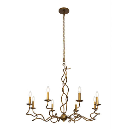 Rizo 36-in 8 Light (40-watt) Oil Rubbed Bronze Chandelier