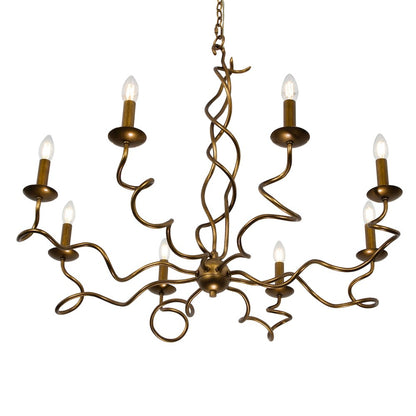 Rizo 36-in 8 Light (40-watt) Oil Rubbed Bronze Chandelier