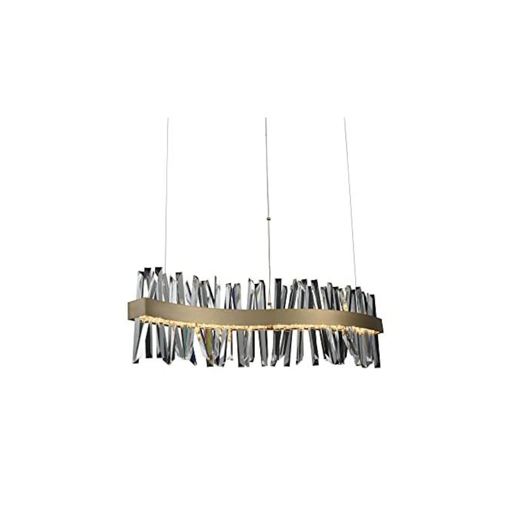 Glacier 42 Inch LED Wave Island