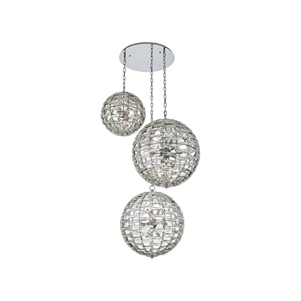 Alta 3 Orb Multi Drop Foyer (18"+18"+18")