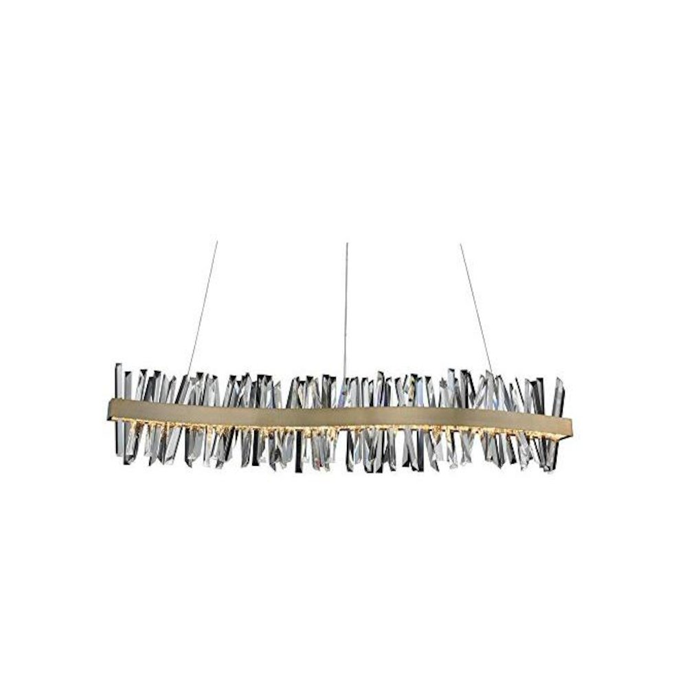 Glacier 60 Inch LED Wave Island