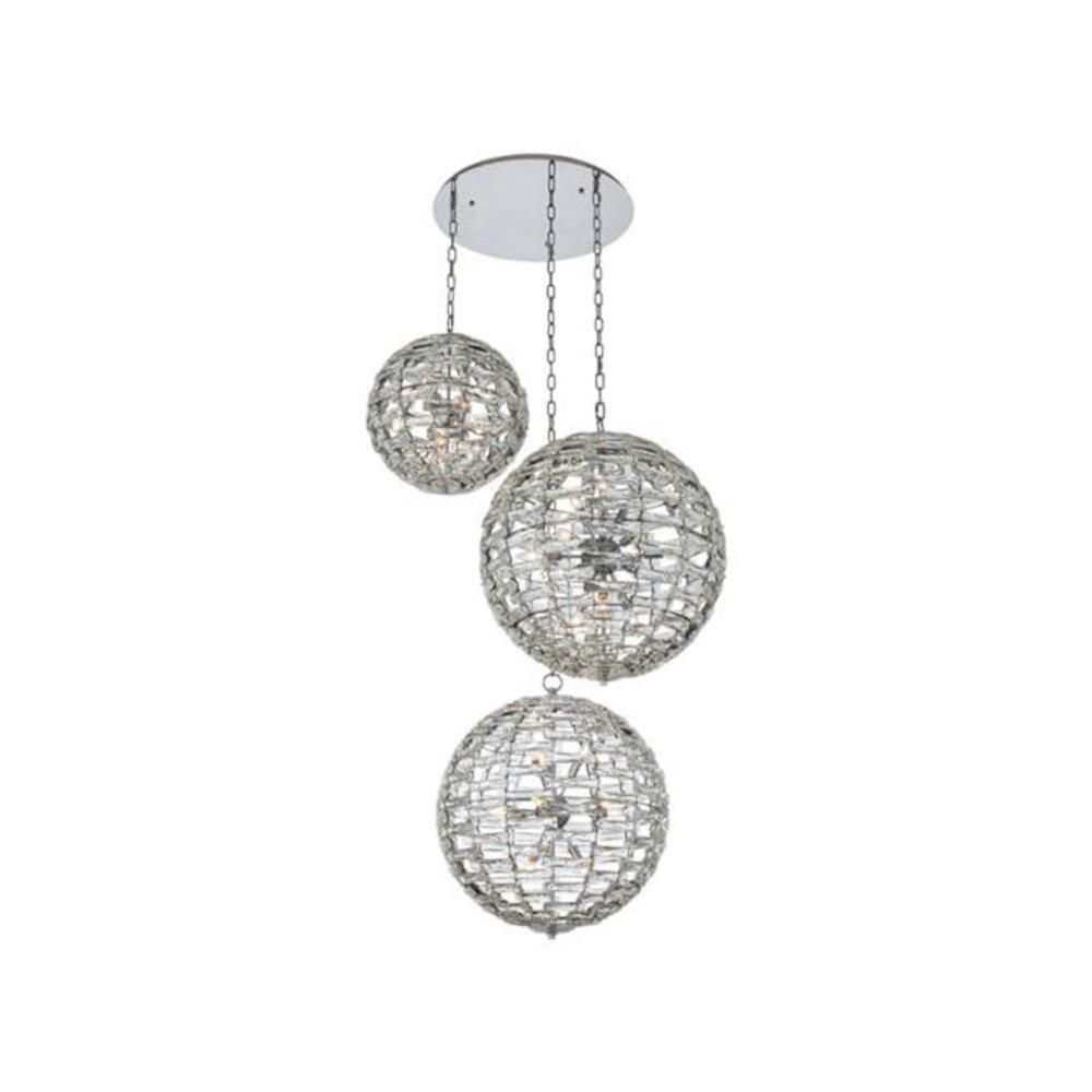 Alta 3 Orb Multi Drop Foyer (18"+18"+26")