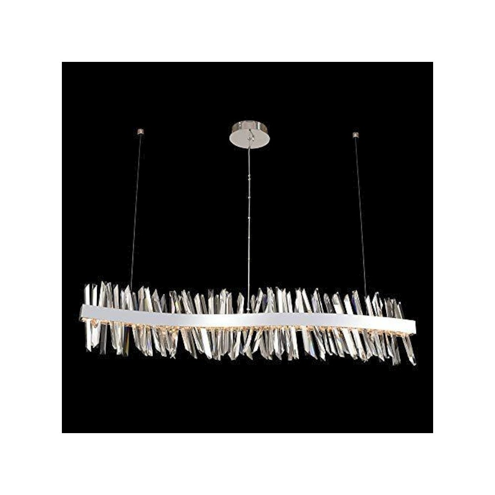 Glacier 60 Inch LED Wave Island