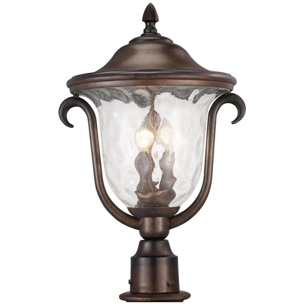 Santa Barbara Outdoor 3 Light Medium Post Mount Lantern