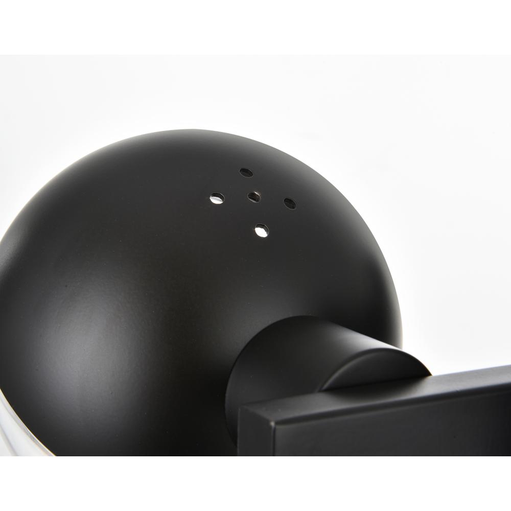 Majesty 4 light Black and frosted white Bath Sconce