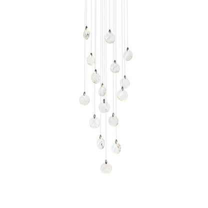 Avery 28 inch Crystal Pendant in Chrome