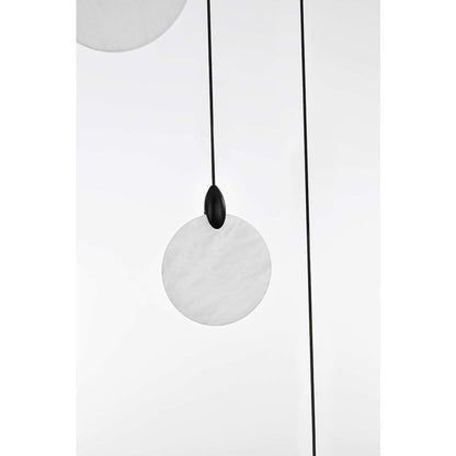 Avery 36 inch Rectangle Alabaster Pendant in Black