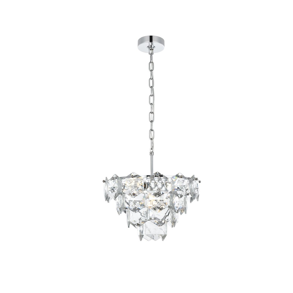 Adaline 16 Inch Chandelier In Chrome