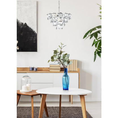 Adaline 16 Inch Chandelier In Chrome