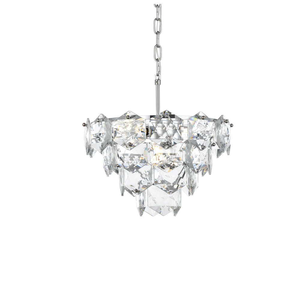 Adaline 16 Inch Chandelier In Chrome