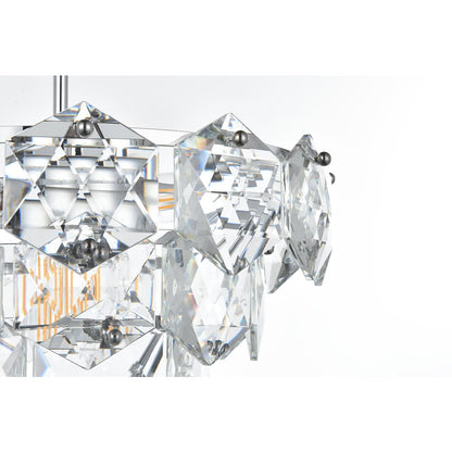 Adaline 16 Inch Chandelier In Chrome
