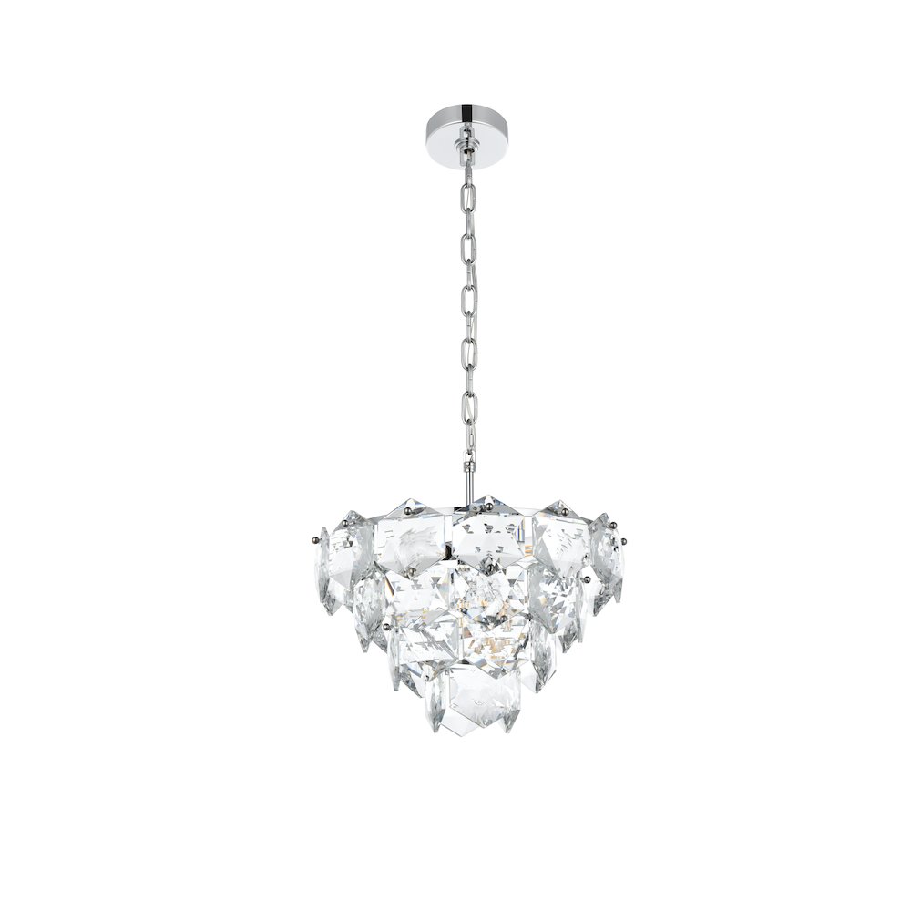Adaline 16 Inch Chandelier In Chrome
