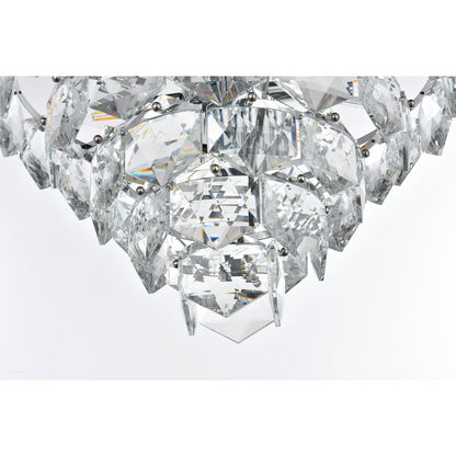 Adaline 20 Inch Chandelier In Chrome