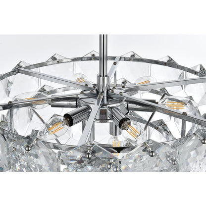 Adaline 20 Inch Chandelier In Chrome