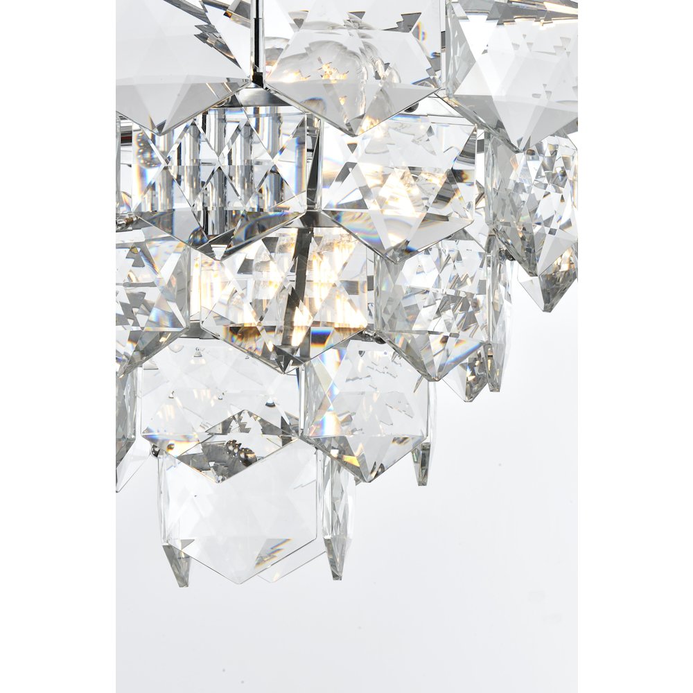 Adaline 20 Inch Chandelier In Chrome