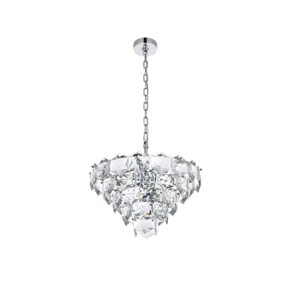 Adaline 20 Inch Chandelier In Chrome