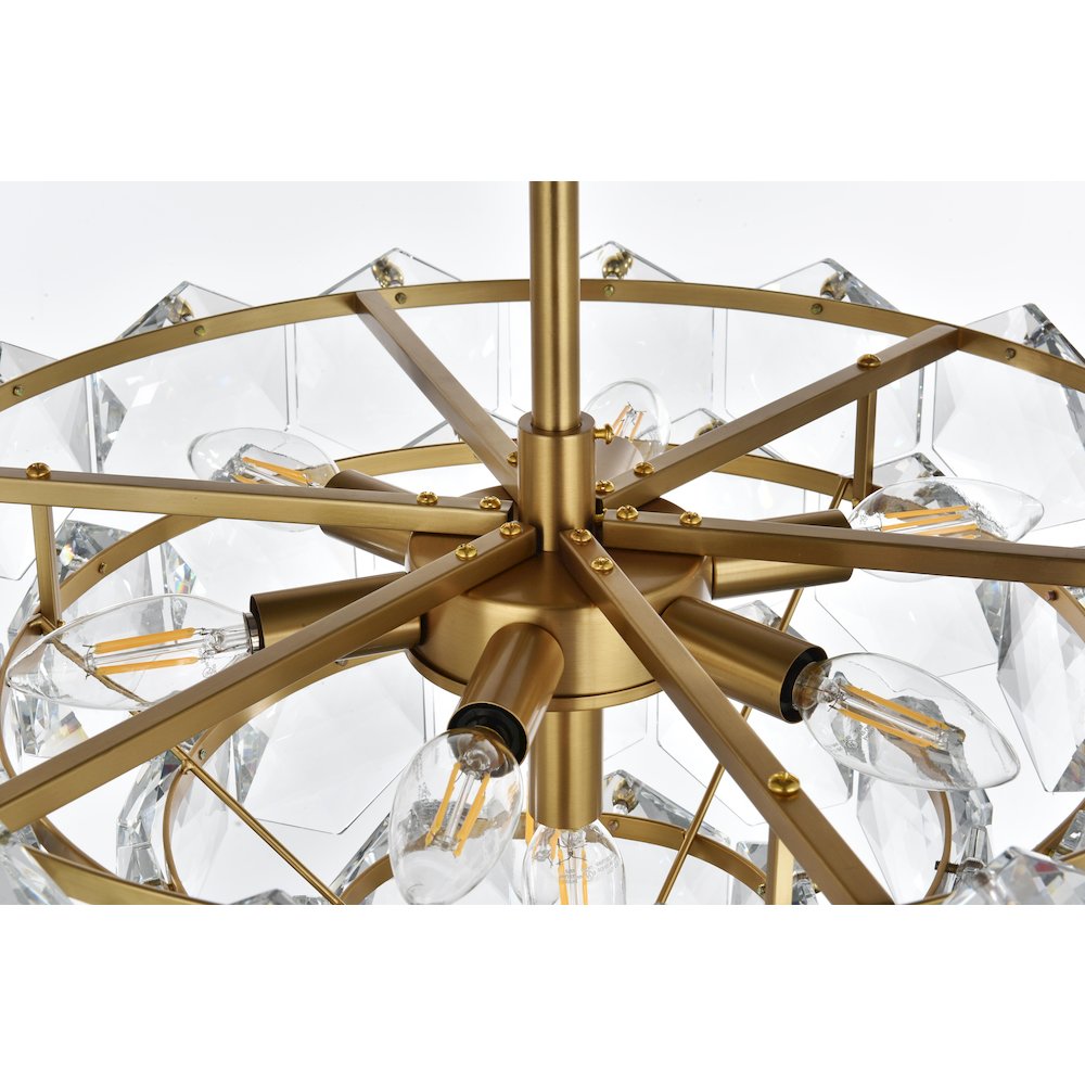 Adaline 20 Inch Chandelier In Satin Gold