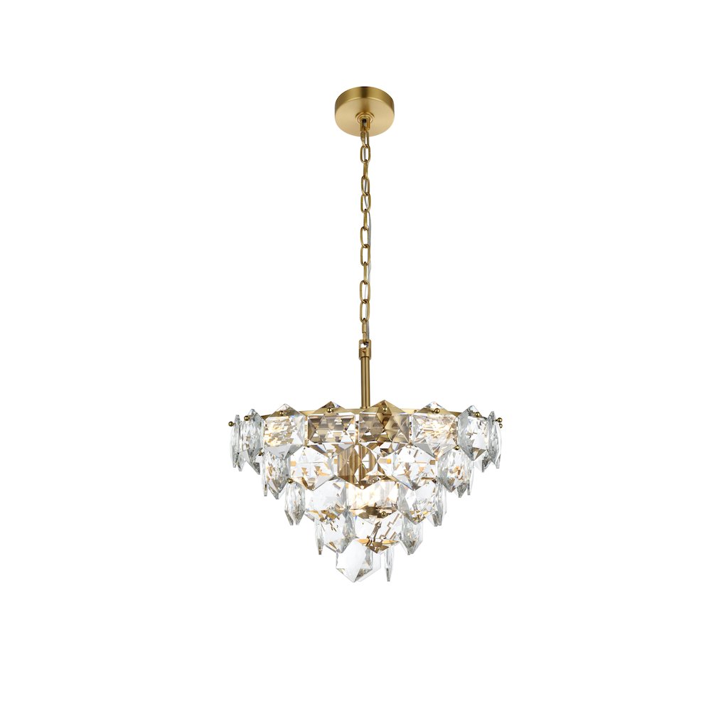 Adaline 20 Inch Chandelier In Satin Gold