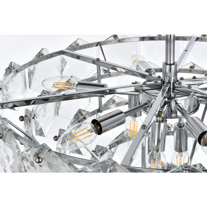 Adaline 24 Inch Chandelier In Chrome