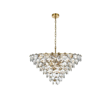 Adaline 32 Inch Chandelier In Satin Gold