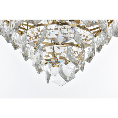 Adaline 32 Inch Chandelier In Satin Gold