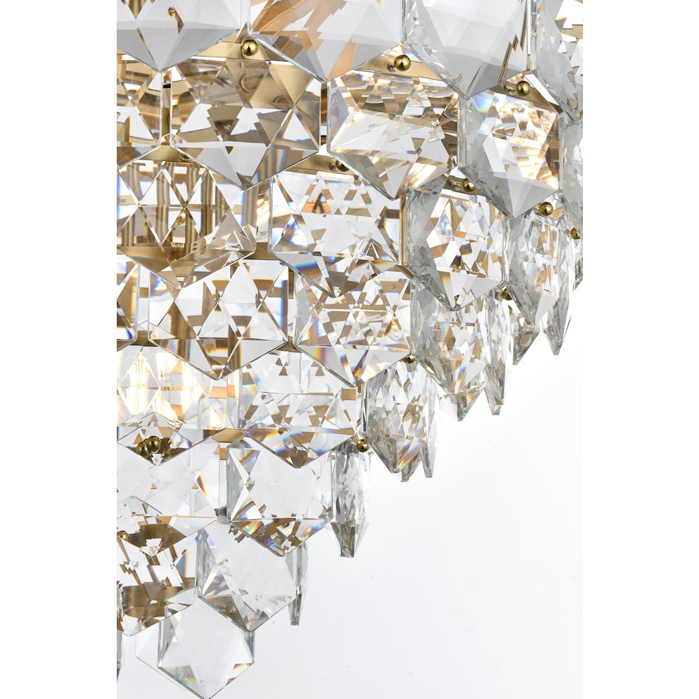 Adaline 32 Inch Chandelier In Satin Gold