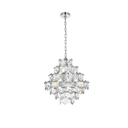 Adaline 20 Inch Chandelier In Chrome