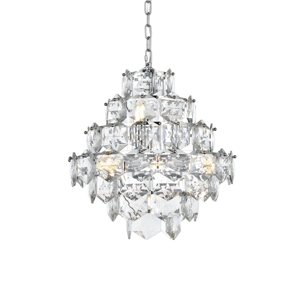 Adaline 20 Inch Chandelier In Chrome