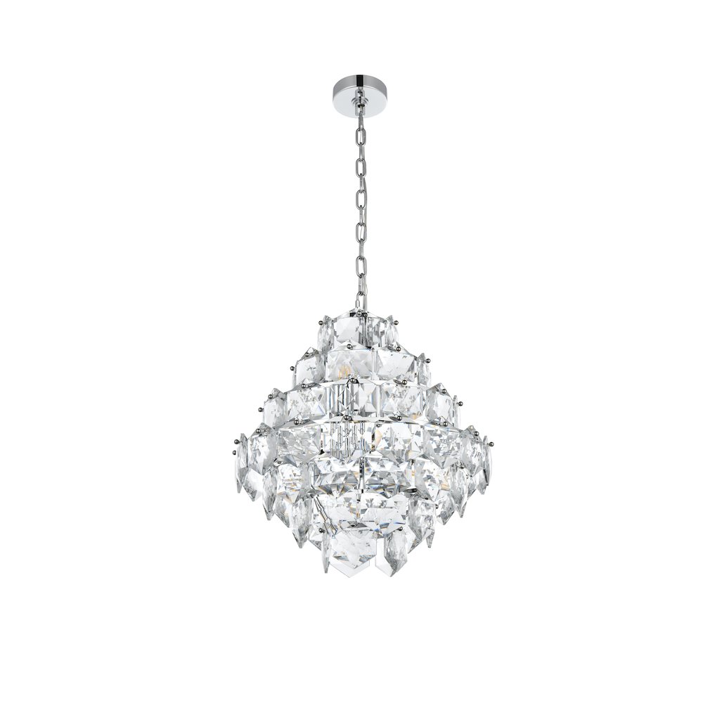 Adaline 20 Inch Chandelier In Chrome