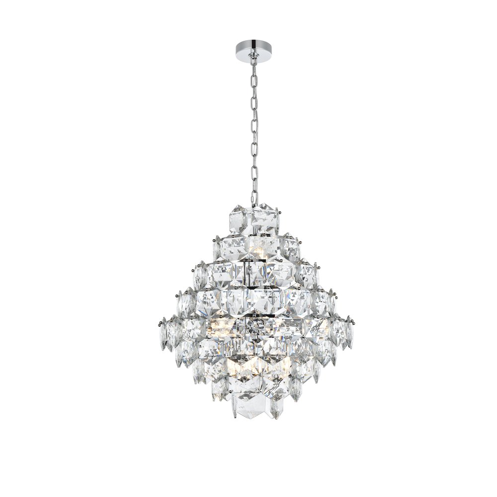 Adaline 24 Inch Chandelier In Chrome
